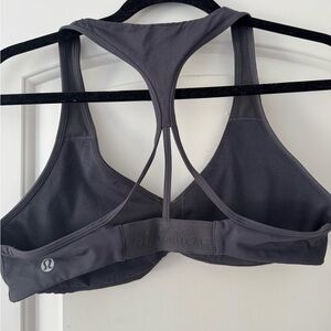 lululemon athletica Charcoal Sports Bra